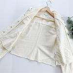 Vince NEW  Women’s Textured Shirt Jacket Bone Photo 2