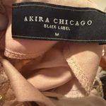 Akira Chicago Black Label Elegant Gold Mini Dress Size M Photo 7