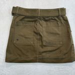 DL1961 Parker Skirt Mini Utility Belted Olive Green Casual XS READ Photo 9