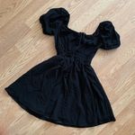 Forever 21 Woven Smocked Fit and Flare Puff Sleeve Mini Dress Photo 1