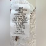 Lac Bleu  White Lace Dress Women’s Small Photo 3