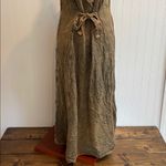 Fairycore Witchy Dark Bohemian Renaissance Embroidered Midi Dress Free Size O/S Black Photo 7