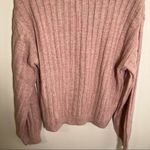 BLANK NYC  Ribbed Pullover Sweater Pink Lilac Photo 4