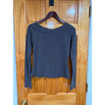 Ivan Grundahl Copenhagen Gray Cotton Stretch Long Sleeve Top Size S Minimalist Photo 2