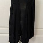 Splendid BLACK MICRO WAFFLE HOODED CARDIGAN Photo 0