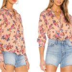 Free People  Hold On To Me Floral Top Coral Size XS Photo 2