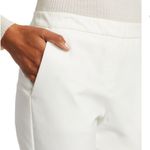Theory  Thaniel Approach Stretch Cropped Pants in New Ivory, Size 2 New w/Tag Photo 7