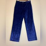 Rag and Bone Libby Blue Velvet Crop Flare Trouser Size 2 Photo 3
