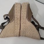 Ralph Lauren Olive Green Espadrille Wedge Sandals Size 7 New Photo 5