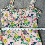 Urban Outfitters  Women’s Pink Fruit Print‎ Lace Up Mini Dress Size XS Photo 10