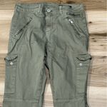 BLANK NYC  The Reade Crop Olive Green Zipper Pants Women’s 27 Photo 4