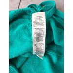 Chico's  Teal Green Ruched Side Tie Knit Sweater Top Classic Work Size 0 Small Photo 8