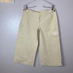 Candie's Candie’s tan embroidered pockets casual capri pants Photo 0