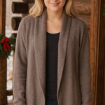 Barefoot Dreams  Cozy Chic Lite Cardigan Lounge Leisure Holiday Cabincore L/XL Photo 0