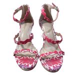 Kelly & Katie  Litton Strappy Heel Sandals Pink Purple Size 7 Zip Platform Photo 1