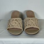 Bandolino New!  ‘Andrrea’ Wedge Sandal In Light Natural Women’s Size 11 Medium Photo 2