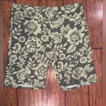 Terra & Sky  green floral biker bike shorts woman’s XXl Photo 0