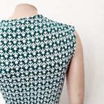 [Boden] Bottle Green Thea Sleeveless Midi Dress Floral Tulip Pop Jersey Knit 10 Photo 9