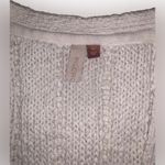 Pilcro Anthropologie Cable Knit Sleeveless Sweater Vest Tank Top Cream White XL Photo 8