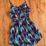 Ecote Multicolor Strappy Mini Dress Photo 2