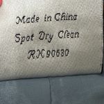 VTG Isabella's Journey Blue Jean Denim Jacket/Coat Faux Suede Long Sleeve S Photo 10