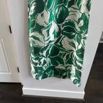 Ann Mashburn Paige Maxi Dress Green Watercolor Leaf Mikado Size Small New Photo 3