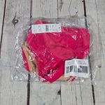 J.Crew Ribbed high-rise cheeky bikini bottom in Wild Hibiscus XS NWT Photo 7