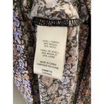 Rebecca Taylor  Modal Wool Mock Neck Floral Top Lavish Garden Purple EUC Large Photo 9
