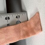 Vintage Statement Braided Waist Belt Womens Ivory Pink Tie Fabric 80s 90s Boho Photo 14