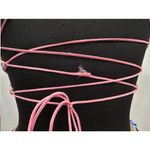 Mac Duggal  68067 Pink Embellished Lace Strappy Column Gown Sz 10 Photo 7