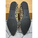 Rothy's  Leopard Print Flats The Pointe Toe Black Tan Womens Shoes Size 9 Photo 6