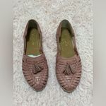 Macarena Collection Women's Mexican Huarache Sandals PomPons Pink Leather Size 6 Photo 6