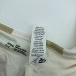 Aerie  Womens Scoop Bikini Swim Top Removable Cups Striped White Green Brown S Photo 3