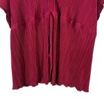 Ingrid + Isabel Plissé Tunic Maternity Top XL Burgundy Maroon Dolman Sleeve Red Size undefined Photo 2