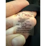 Alexis Evarra Black Sheer Lace Midi Dress XS NWT $975 Photo 11