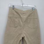 Ophelia Roe  Cream Cropped Pants Cotton Size 10 Boho Casual Photo 9