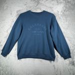 White Fox Boutique White Fox Calabasas Los Angeles‎ Embroidered Blue Sweatshirt Casual Womens Small Photo 1