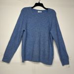 Gap  Women’s Sweater Size Medium Light Blue Textured Knit Long Sleeve Pullover Photo 0