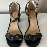Gap 5/$25 Black Block Heel Sandals Photo 0