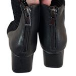 NYDJ EUC  Leather Gabe Open Toe Booties Black Size 6.5 Photo 4