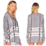 Rails Anthropologie  Lily Yarn Dyed Lace Up Embroidered V-neck Plaid Tunic Top XS Photo 2