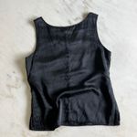 Pendleton  Silk Tank Top Sleeveless Blouse Casual Black Top Size M Photo 4
