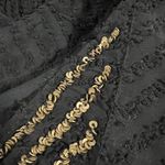 LA Made Black Textured Plunge Neckline Dress Size XS New Photo 5