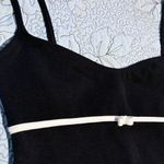 Oscar de la Renta Rare Vntg Circa 90’s Black w/White Bow One Piece Suit Sz 14 💛 Photo 1