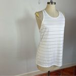 Athleta Stripe Mesh High Neck Tank Top Photo 2
