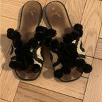 Joie  Preloved Sandals Women Slides Eu 36 Paden Flat Pompoms Photo 1