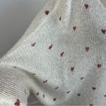 Wooden Ships  Heart Cream Loose Knit Sweater Photo 3