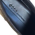Ecco EUC  Leather Soft 7 Slip-On Sneaker Flats Black Size 7 Retail $160.00 Photo 2