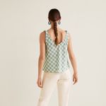 Mango NWT Bows buttoned top Photo 1