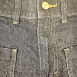 ZARA High Waisted Hip Pocket Frayed Hem Denim Cutoff Jean Shorts Size 6 Photo 3